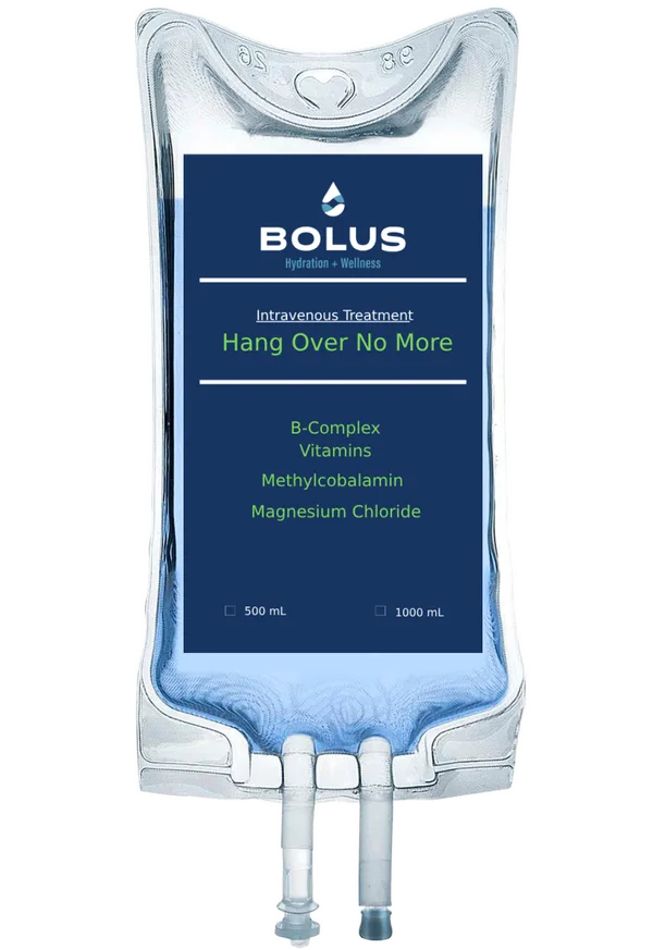 Hang-Over No More IV Bag